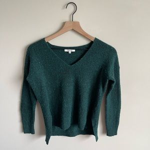 Madewell Cropped Sweater - Forest Green